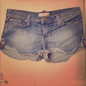 Denim shorts